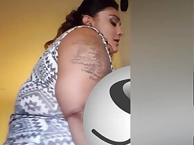 Puerto Rican BBW MILF rode be imparted to murder habitual user outside